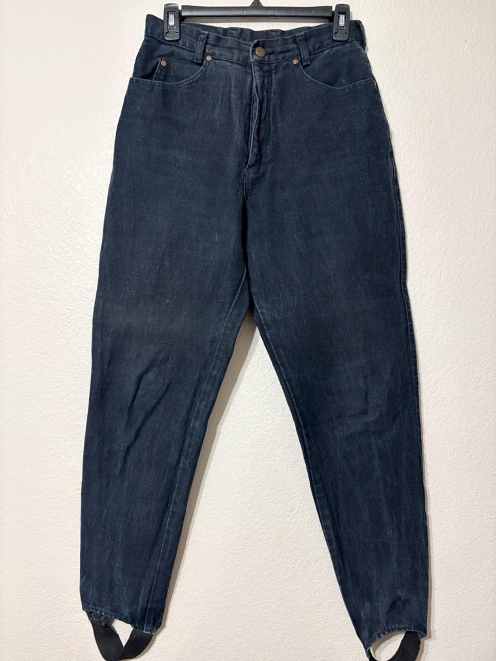 Vintage 90’s Seasons Denim Stirrup Black Jeans Union‎ Canada 8 Western